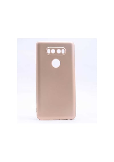 Lg V20 Kılıf Zore Premier Silikon Kılıf - Gold