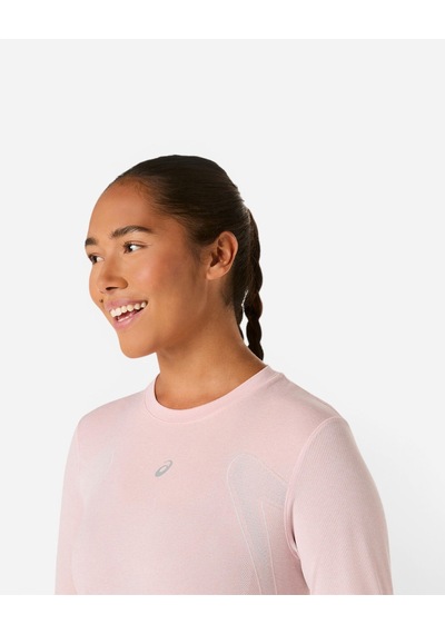 Asics Road Seamless Ls Top Kadın Pembe Uzun Kollu Tshirt 2012d290-700