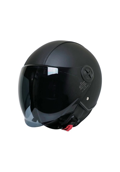 Mts Prohelmet 101 Leather Siyah