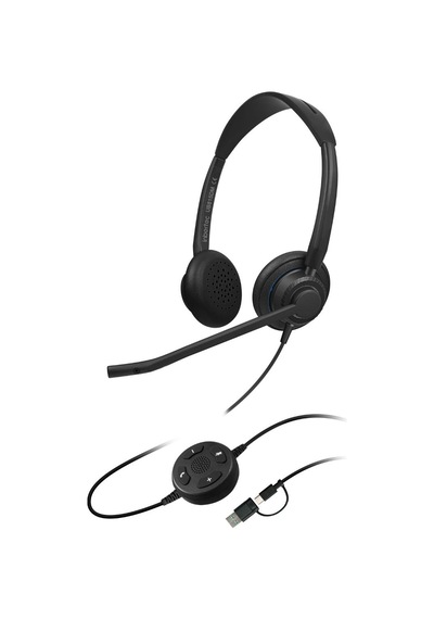 Inbertec UB815DM Premium Duo Çağrı Merkezi Kulaklığı