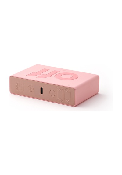 Lexon Flip Klasik Şarj Edilebilir Alarm Saat Pembe