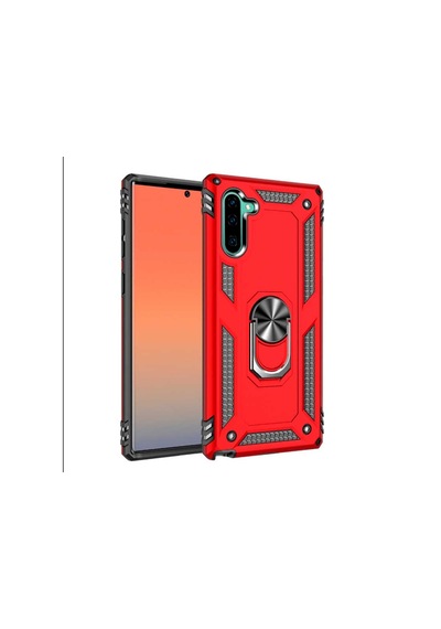 Samsung Galaxy Uyumlu Note 10 Kılıf Yüzüklü Zırh Tank Vega