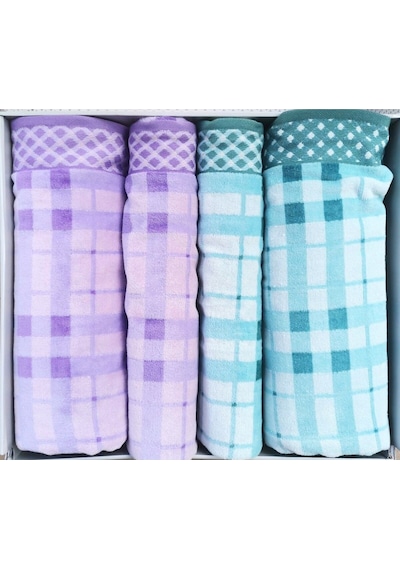 Özdilek Weave Yesıl-lıla Best Set Hamam Takımı Çok Renkli