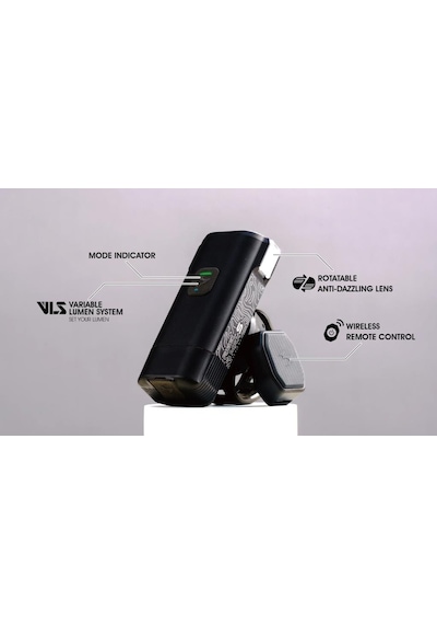 Moon Rıgel Max-s 1600 Lümen Usb Bisiklet Ön Far Lambası Siyah