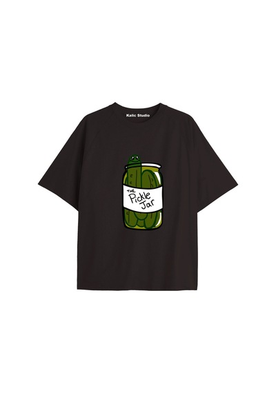 Kalic Studio Y2k Vintage Pickles Baskılı Siyah T-shirt Kod 253 Siyah-253 Kalic Studio Y2k Vintage Pickles Baskılı Siyah T-shirt Kod 253 Siyah-253