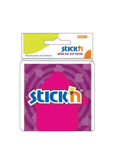 Stick N Arrow Yapışkanlı Not Kağıdı Neon Pembe 21181