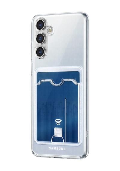 Samsung Galaxy  Uyumlu  A57 5g Kart Şeffaf Silikon - Şeffaf