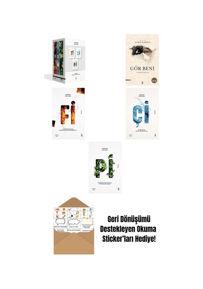 Akilah Azra Kohen 5 Kitap Set + Okuma Sticker'ları