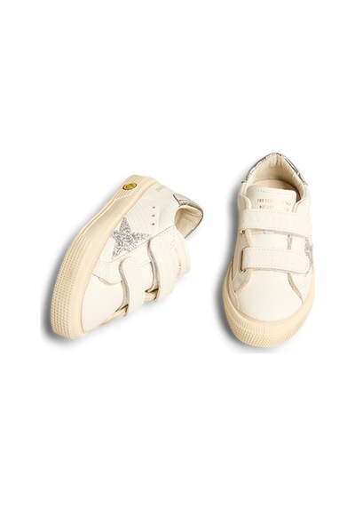 Golden Goose Çocuklar Için Deri Spor Ayakkabılar Beyaz