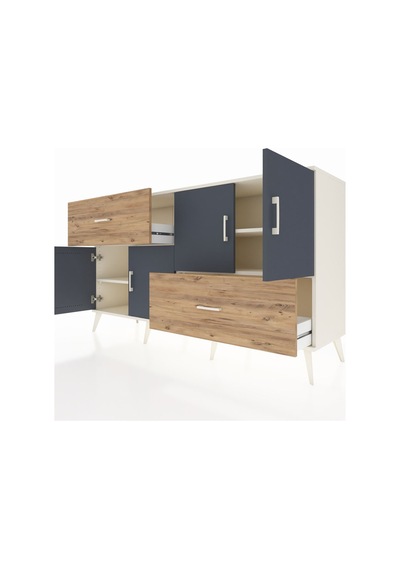Hyperion Konsol 3 Raflı 2 Çekmeceli 4 Kapaklı 176x44x99 Aytaşı-an Aytaşı-antrasit/çam Hyperion Konsol 3 Raflı 2 Çekmeceli 4 Kapaklı 176x44x99 Aytaşı-an Aytaşı-antrasit/çam