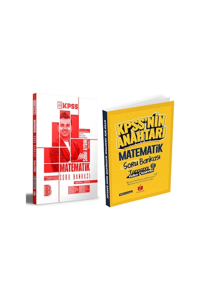 2026 Kpss'nin Anahtarı Matematik Video Çözümlü Soru Bankası Ve Benim Hocam Matematik Soru Bankası