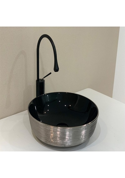 Eva Banyo Lena E-5004Gs Tezgah Üstü Porselen Lavabo