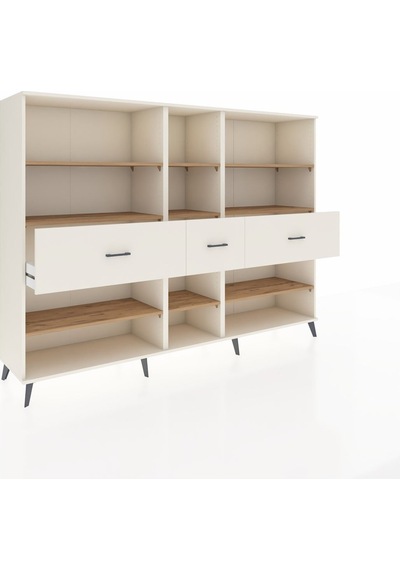 Hyperion Dolap 9 Raflı 3 Çekmeceli 220x44x163 Aytaşı-çam/aytaşı Aytaşı-çam/aytaşı Hyperion Dolap 9 Raflı 3 Çekmeceli 220x44x163 Aytaşı-çam/aytaşı Aytaşı-çam/aytaşı
