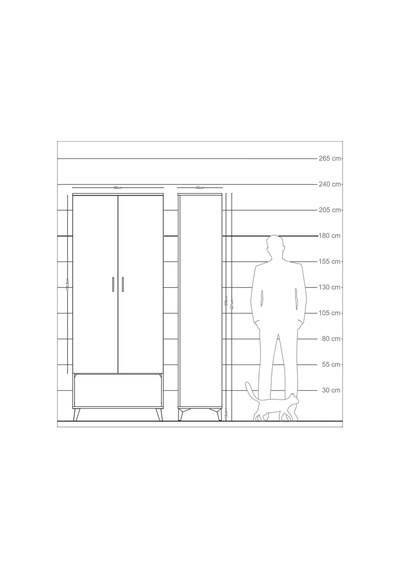 Arges Dolap 2 Raflı 2 Kapaklı Tek Askılı 88x30x221 Antrasit-antrasit Aytası Arges Dolap 2 Raflı 2 Kapaklı Tek Askılı 88x30x221 Antrasit-antrasit Aytası