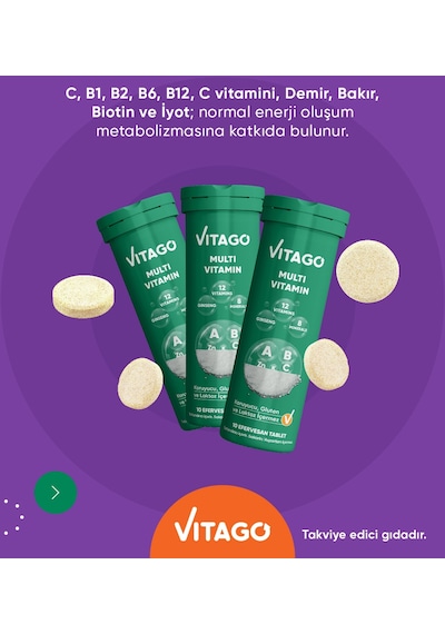 Vitago Multivitamin 3 x 10 Efersan Tablet