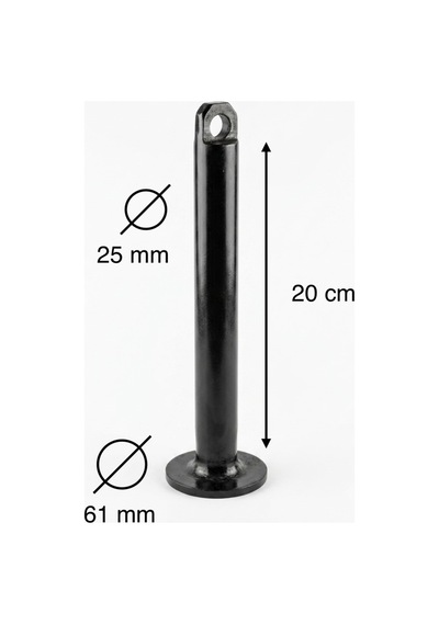 Ağırlık Yükleme Pimi 25 Mm Bilek Güreşi Siyah - 829450313