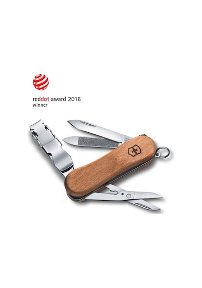 Victorinox 0.6461.63 Nailclip Wood 580 Tırnak Makaslı Kamp Çakı