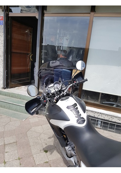 Honda Transalp Xl 700 Uzun Ön Cam Zeus Açık Füme Xl700 53 CM 4 MM