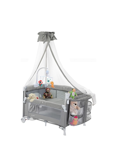 Holmer Coolstyle Premium Cibinlikli Dönenceli Anne Yanı Oyun Parkı Beşik 70x110 CM
