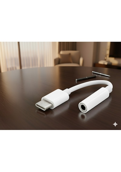Tüm Typc Olan Telefonlara Uyumlu Kulaklık Çevirici Aux 3.5mm Dönüştürücü Adaptör Type-c 1 Adet