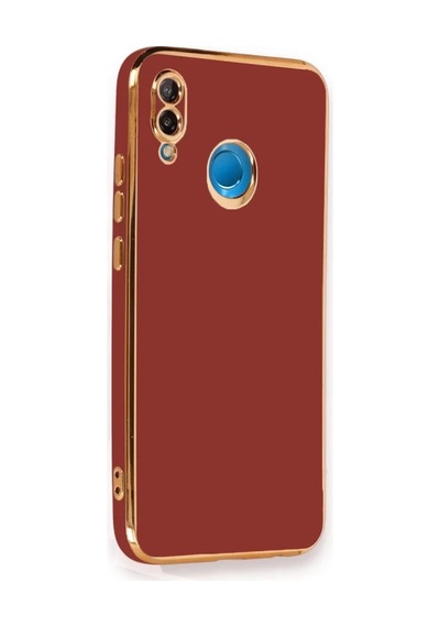 Huawei P20 Lite Uyumlu Kılıf Volet Silikon - Kırmızı