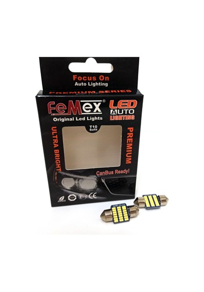 Femex Premium 4014 Chipset 21Smd Sofit Led Ampul 31Mm