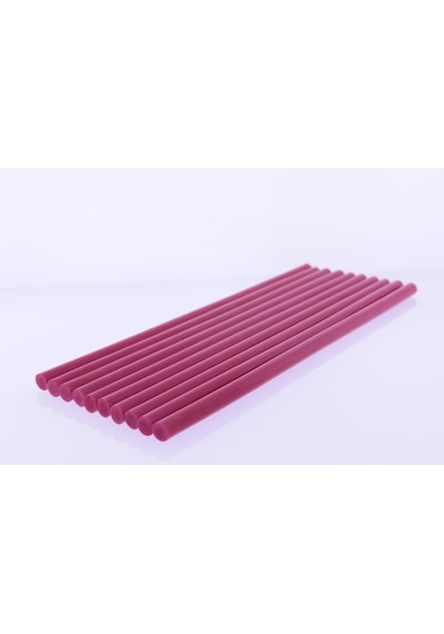 Winnboss Sıcak Silikon Mum Çubuk Kırmızı - Kalın 11x300mm 10 Lu Paket