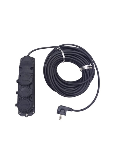 Veetrin S-31520-3 3'lü 20m Kauçuk Priz Uzatma Kablosu 3x1.5 Cca Kablo