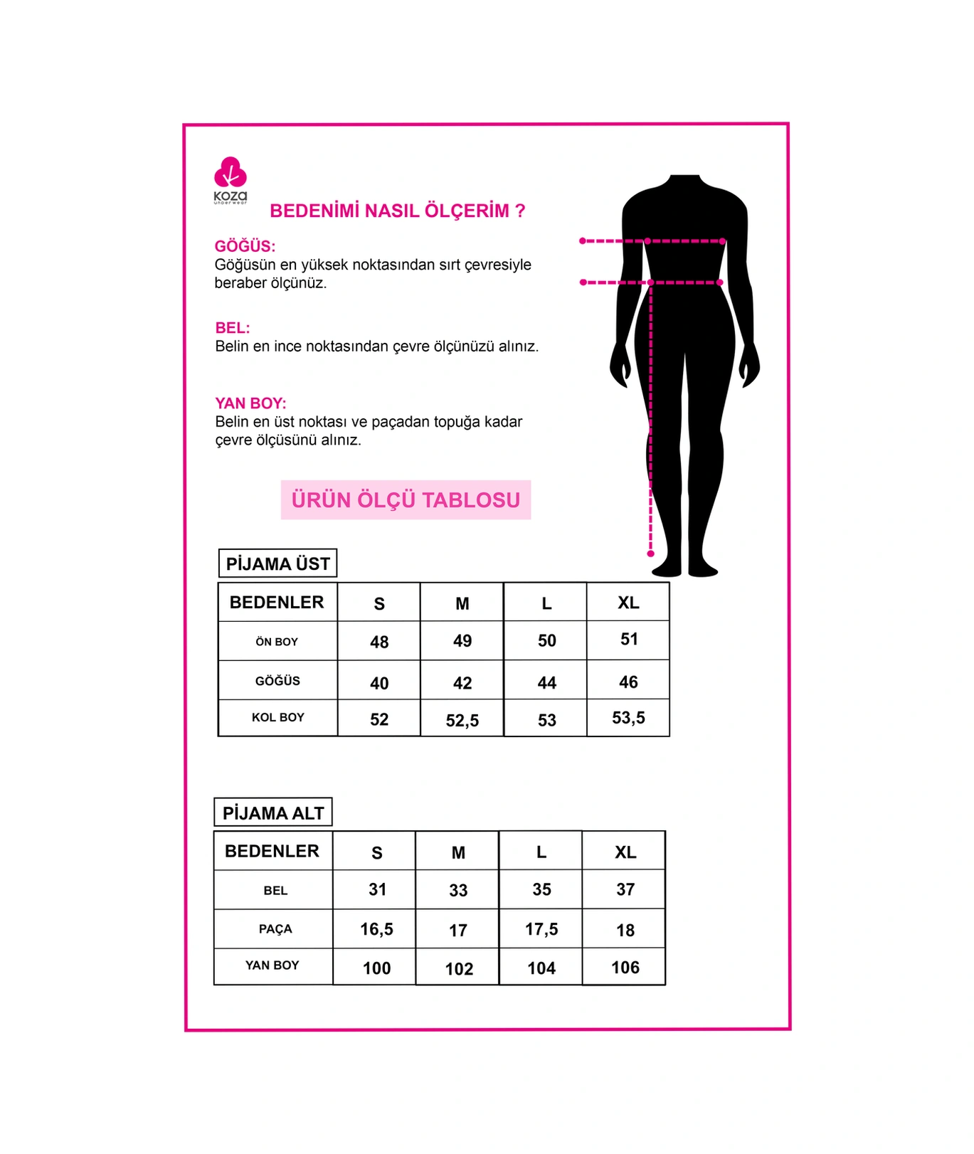 Kadın Pamuklu Çıtır Çiçek Desenli Baby Overloklu Fiyonk Detaylı Uzun Kollu Pijama Takımı Hko70142 Koyu Kahverengi