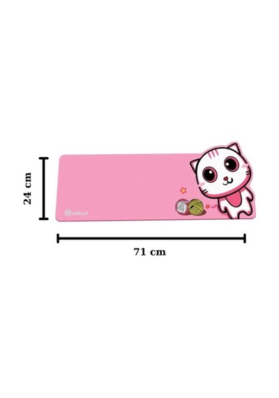 Sevimli Kedi Klavye Mouse Masaüstü Matı Nd-mat Klavye Mouse Pad