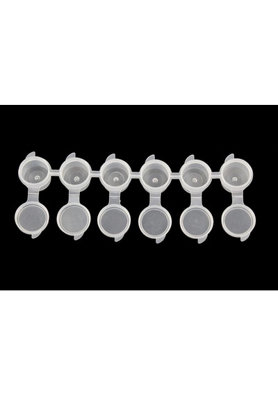 Wingard Wg02 Kapaklı Boya Saklama Kabı,6 Gözlü, 6x4,5 Ml.-54773