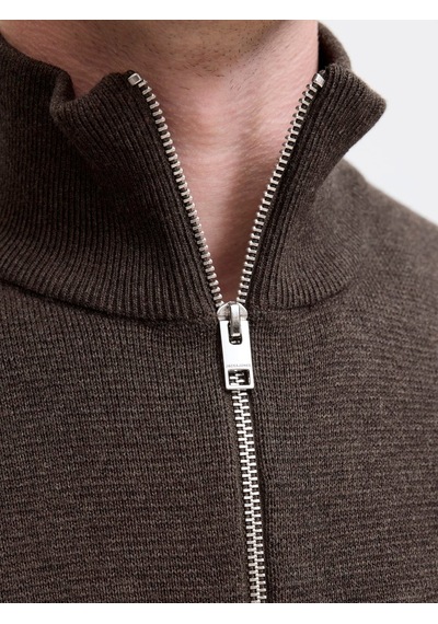 Jack & Jones Jprmılano Stıtch Knıt Half Zıp Sn Delicioso