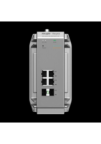 Ruıjıe Reyee Rg-nıs3100-4gt2sfp-hp 4 Port Gigabit Poe, 120w, 2port Sfp, Endüstriyel Switch