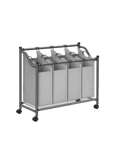 Tekerlekli Çamaşır Sepeti, 4 Çıkarılabilir Kumaş Cepli Çamaşır Ayırıcı, Çamaşır Toplayıcı, Oyuncaklar İçin Saklama Yeri, Ahır, 4 X 35 Litre, Gri Lsf005gs Çok Renkli Tekerlekli Çamaşır Sepeti, 4 Çıkarılabilir Kumaş Cepli Çamaşır Ayırıcı, Çamaşır Toplayıcı, Oyuncaklar İçin Saklama Yeri, Ahır, 4 X 35 Litre, Gri Lsf005gs Çok Renkli