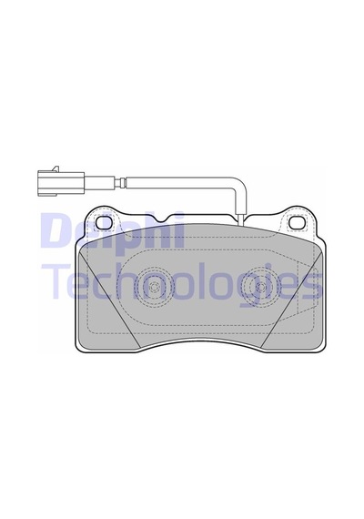 Delphı Fren Balatası Ön Fişli Alfa Romeo Gıulıetta 10 1.4tb 1.6d Mtj 1.8tb 2.0d Mtj Lp2221 77365490