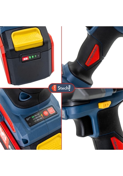 Stechend SX37-2 x 6.0 Darbeli Somun Sıkma 3/4" 1000Nm 20V 6.0Ah