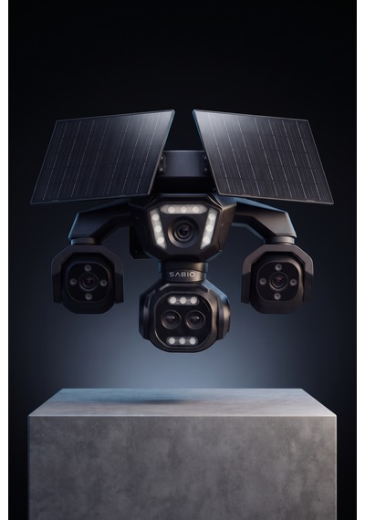 Solar Guardian Pro 5 Lensli 4g Sim Kartlı Solar Panelli Güvenlik Kamerası