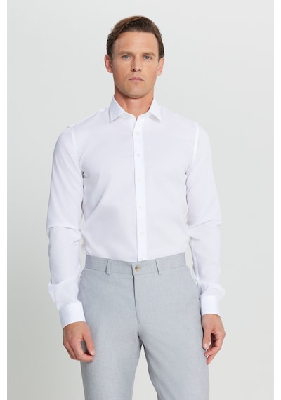 AC&Co / Altınyıldız Classics Erkek Beyaz Ütü Gerektirmeyen Ekstra Slim Fit Klasik Yaka %100 Pamuk Gömlek Beyaz AC&Co / Altınyıldız Classics Erkek Beyaz Ütü Gerektirmeyen Ekstra Slim Fit Klasik Yaka %100 Pamuk Gömlek Beyaz