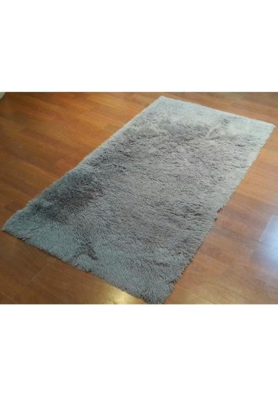 Yamalı Home Tavşan Tüyü Gri 120 x 180 Cm Peluş Halı