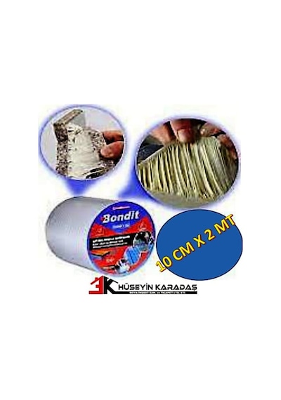 Bondit Çatı Izolasyon Ses Su Yalıtım Tamir Bandı Çamur Bandı2 M X 10 CM (503371366)