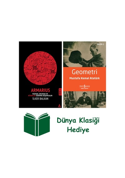 Armarius - Yazmak Okumak Ve Kitaplar Üzerine Düşünceler + Geometri + Dünya Klasiği Hediye