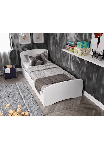 Soft Tek Kişilik Mdf Karyola Beyaz - 90 Cm X 190 Cm