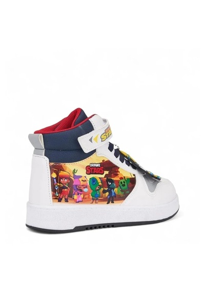 Zacoz Stars Temalı Erkek Çocuk Spor Ayakkabısı, Sneaker Beyaz - Lacivert