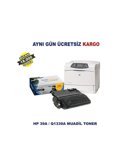 Hp 39A |Hp Q1339A|Hp Laserjet 4300Dtnsl Uyumlu Toner 18.000Sayfa