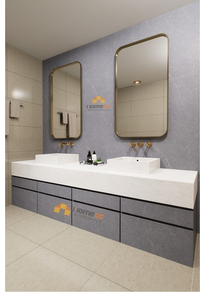 Yapışkanlı Folyo - Gri Kaya Pvc Mermer Panel Kaplama Kağıdı - Mobilya Duvar Kapı - 120cm Gen - St686 120 X 300 Cm