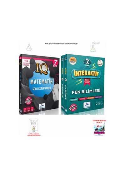 Paraf 7. Sınıf Iq Matematik + İnteraktif Fen 2 Kitap Seti