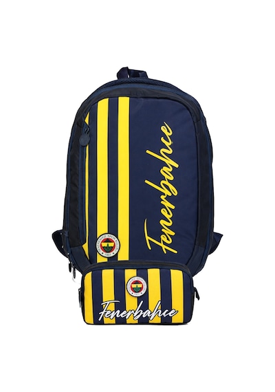 Fenerbahçe İkili Okul Çantası Ve Kalemlik Seti Sarı - Lacivert Fenerbahçe Yazılı Erkek Çocuk - Setfb26700c