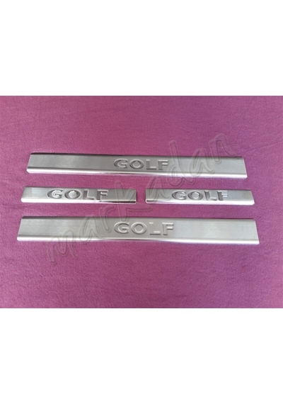 Woc Chrome Vw Golf 5 Krom Kapı Eşiği 2004-2009 4 Parça Paslanmaz