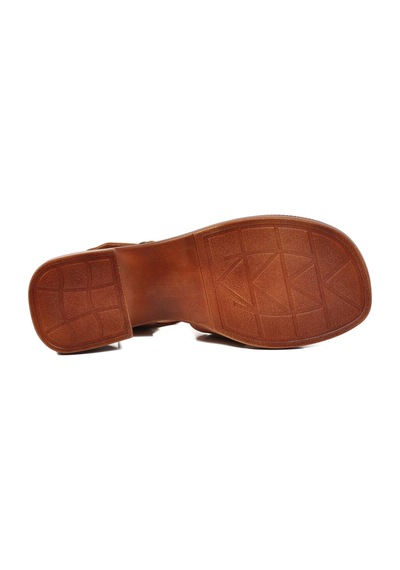 Pierre Cardin Taba Kadın Topuklu Sandalet Pc-54622 Z