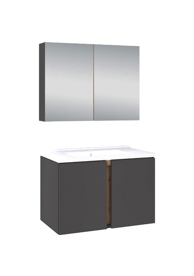 %100 Mdf 80 Cm Lavina Banyo Dolabı Beyaz